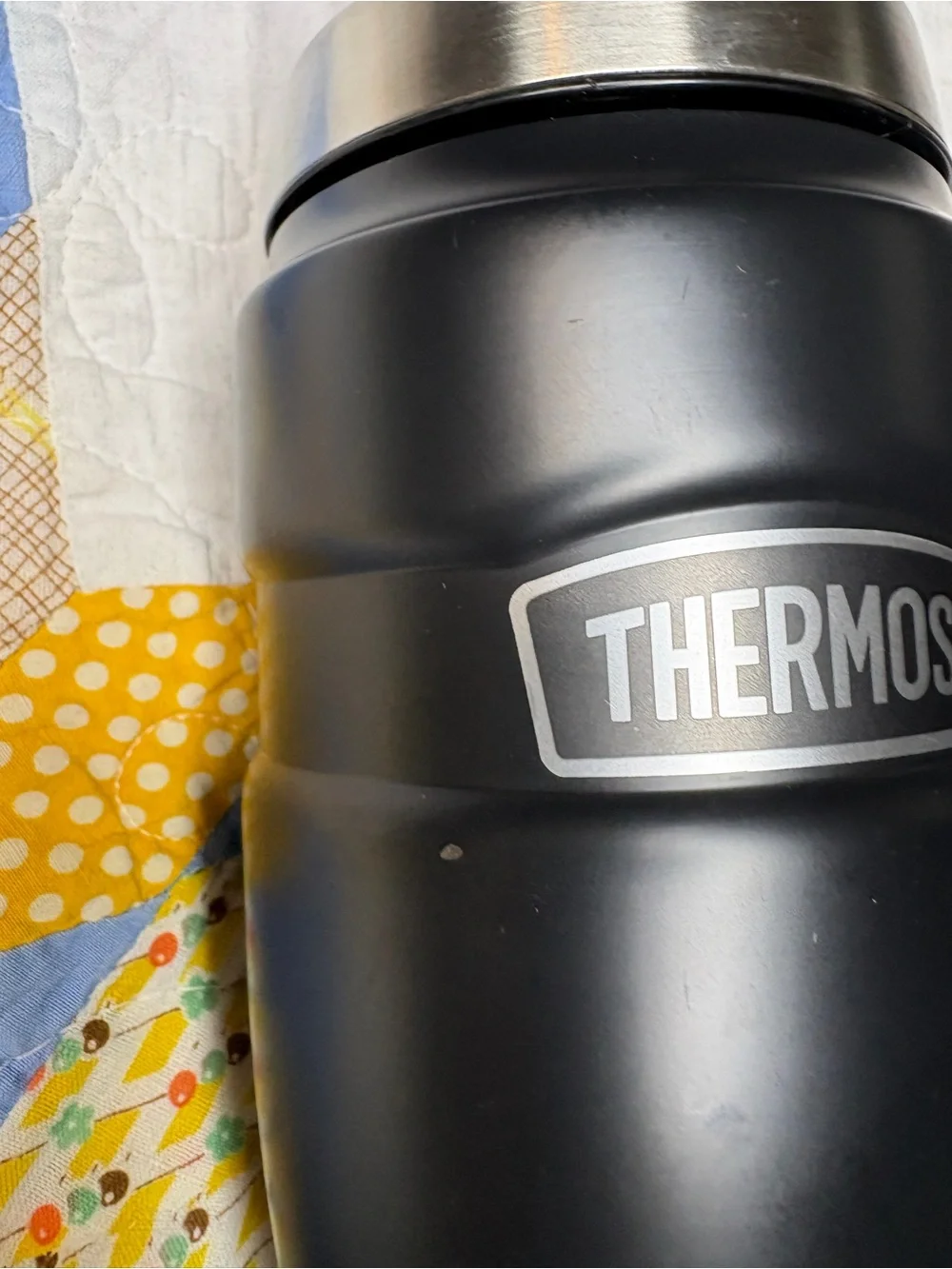 Thermos Stainless King Vaccum Black 16oz Stainless Steel Tumbler